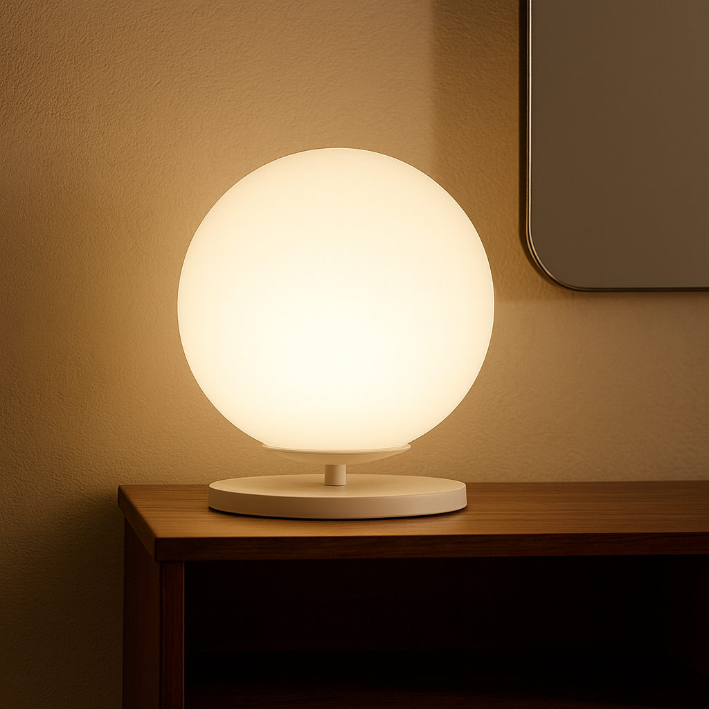 HaloGlow Glass Orb Lampa