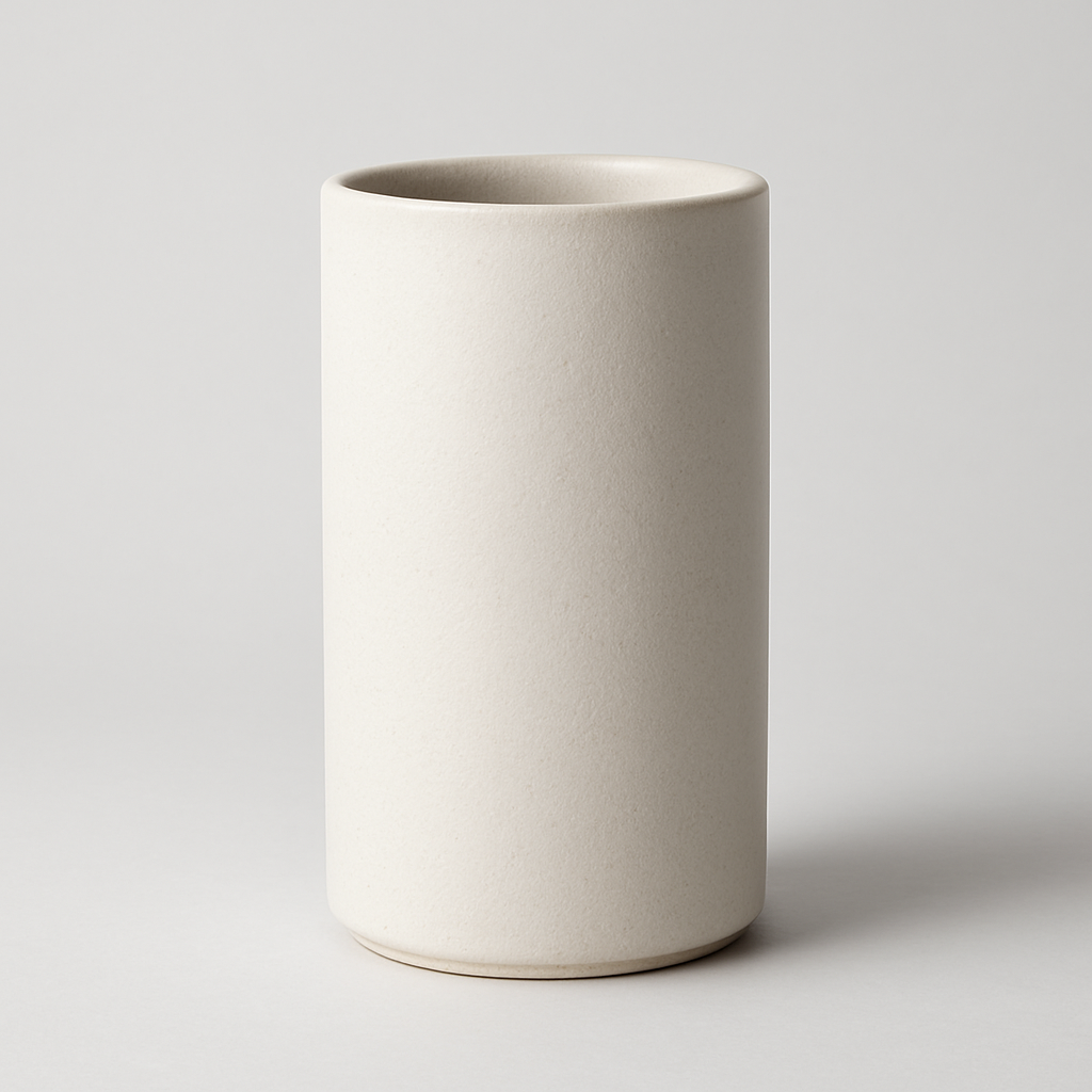 Solace Stoneware Cylinder Wazon